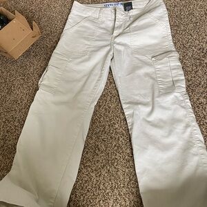 White Cargo Pants